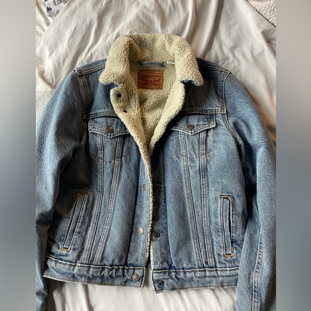 Levi’s Denim Sherpa Jacket